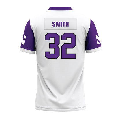Northwestern - NCAA Football : Matthew Smith - White Premium Football Jersey