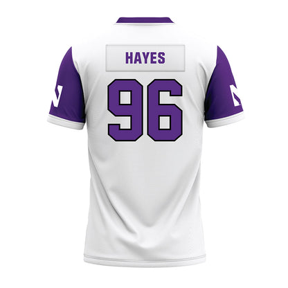 Northwestern - NCAA Football : Jonah Hayes - White Premium Football Jersey-1