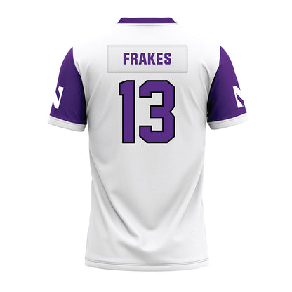 Northwestern - NCAA Football : Gavin Frakes - White Premium Football Jersey-1