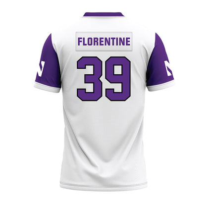 Northwestern - NCAA Football : Jack Florentine - White Premium Football Jersey
