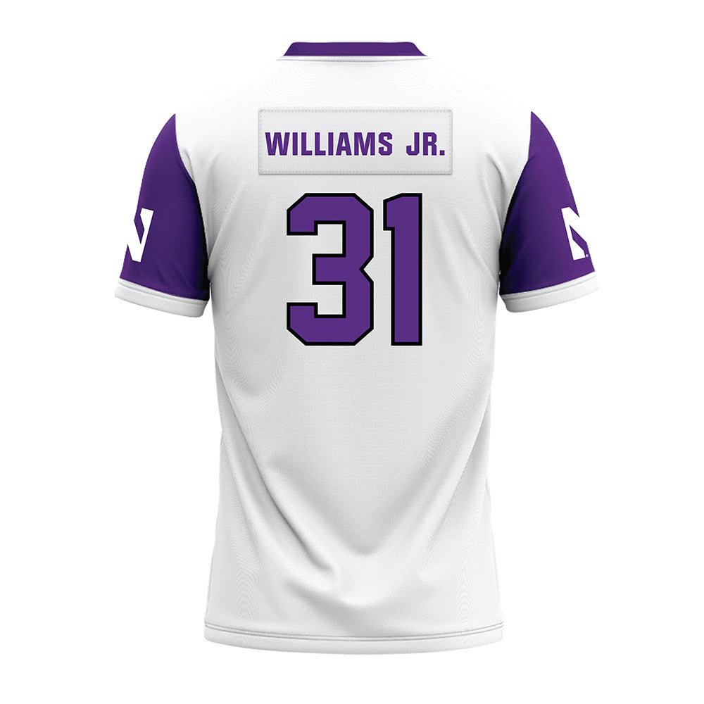 Northwestern - NCAA Football : Tito Williams Jr. - White Premium Football Jersey-1