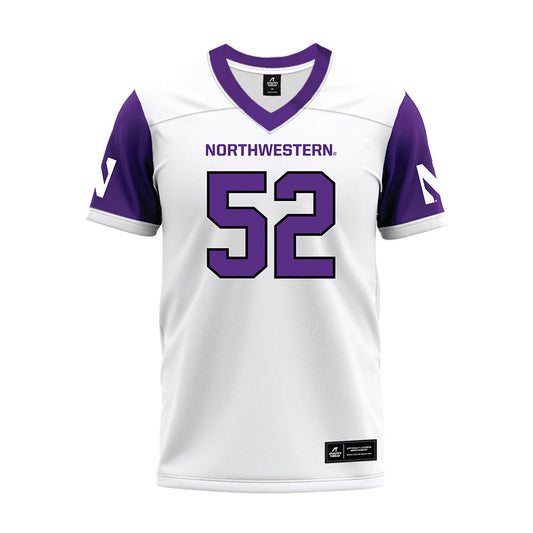 Northwestern - NCAA Football : Angelo De Sensi - White Premium Football Jersey-0