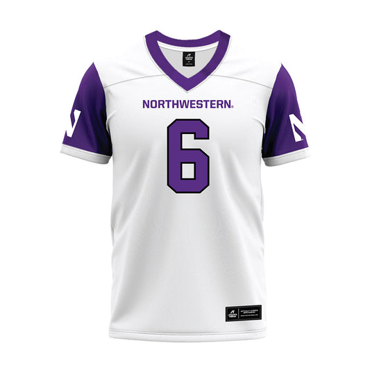 Northwestern - NCAA Football : Joseph Himon II - White Premium Football Jersey-0