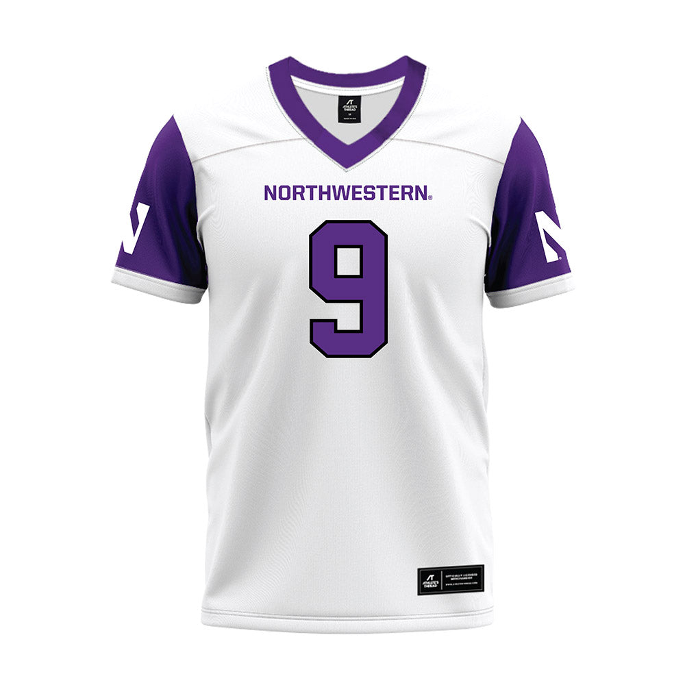 Northwestern - NCAA Football : Braden Turner - White Premium Football Jersey