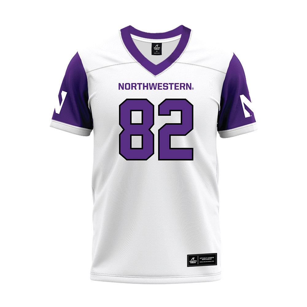 Northwestern - NCAA Football : Braden Blueitt - White Premium Football Jersey-0