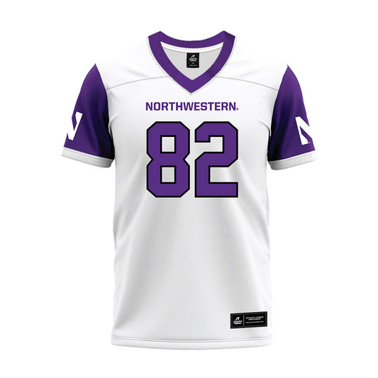 Northwestern - NCAA Football : Braden Blueitt - White Premium Football Jersey-0