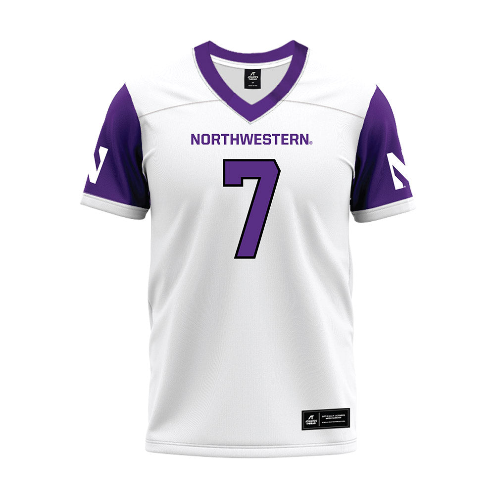 Northwestern - NCAA Football : Ore Adeyi - White Premium Football Jersey-0
