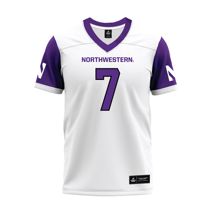 Northwestern - NCAA Football : Ore Adeyi - White Premium Football Jersey-0