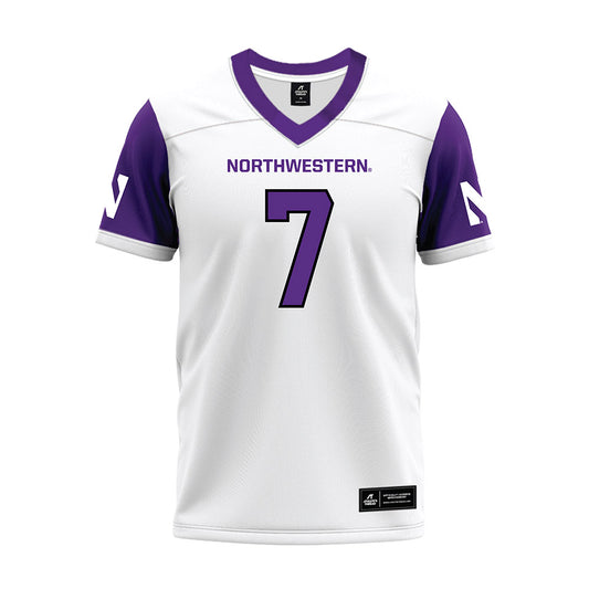 Northwestern - NCAA Football : Ore Adeyi - White Premium Football Jersey-0