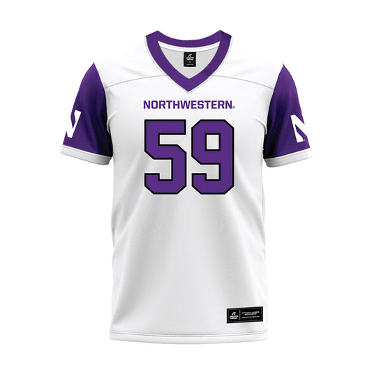 Northwestern - NCAA Football : Glory SW - White Premium Football Jersey-0