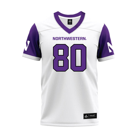 Northwestern - NCAA Football : Braden Blueitt - White Premium Football Jersey-0
