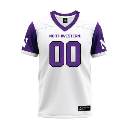 Northwestern - NCAA Football : Jaden McDuffie - White Premium Football Jersey-0