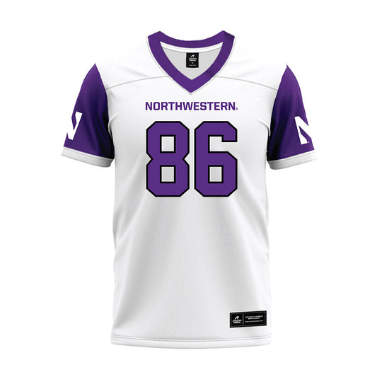 Northwestern - NCAA Football : Alexander Honig - White Premium Football Jersey-0