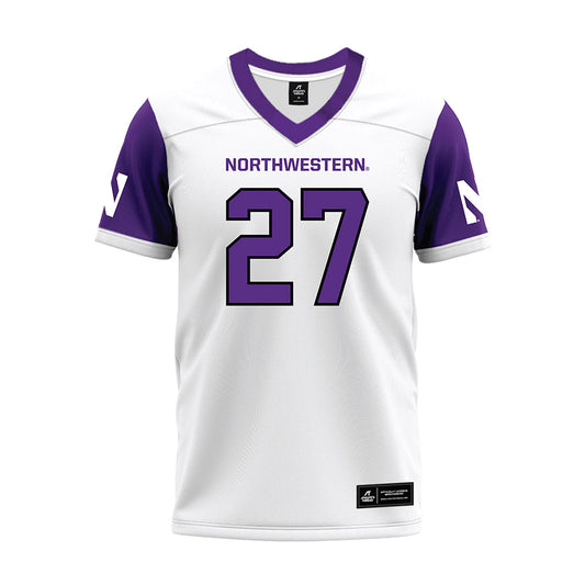 Northwestern - NCAA Football : Gavin Sawchuk - White Premium Football Jersey-0