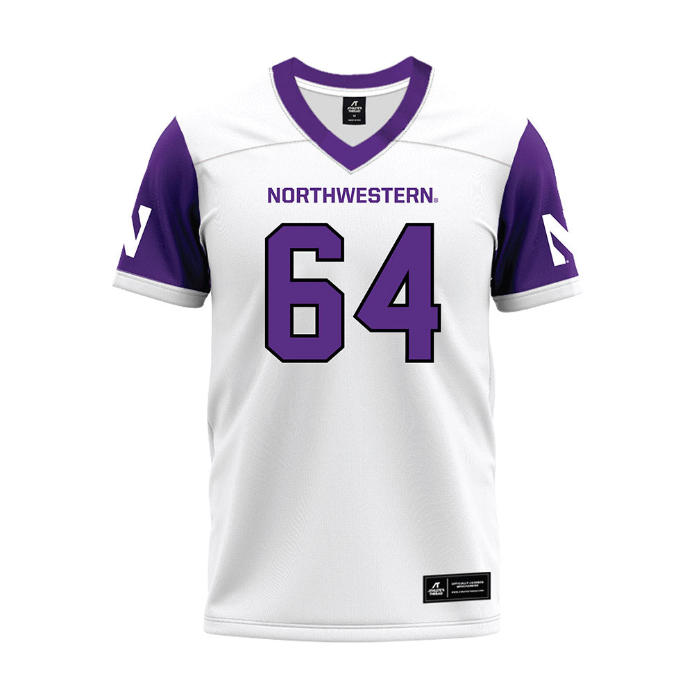 Northwestern - NCAA Football : Anthony Birsa - White Premium Football Jersey-0