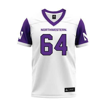 Northwestern - NCAA Football : Anthony Birsa - White Premium Football Jersey-0