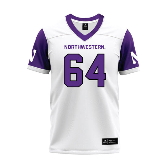 Northwestern - NCAA Football : Anthony Birsa - White Premium Football Jersey-0