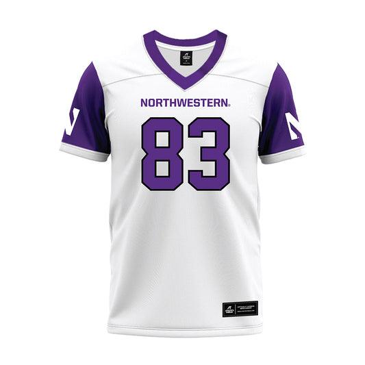 Northwestern - NCAA Football : Blake Van Buren - White Premium Football Jersey-0