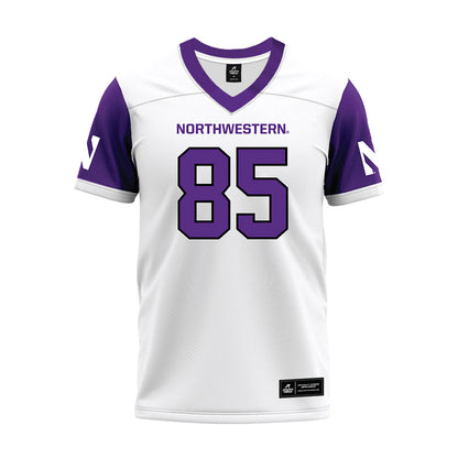 Northwestern - NCAA Football : Patrick Schaller - White Premium Football Jersey
