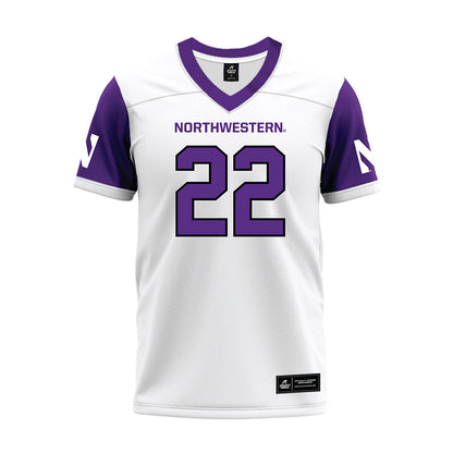 Northwestern - NCAA Football : Daniel Anderson - White Premium Football Jersey-0