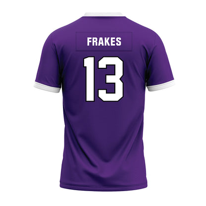 Northwestern - NCAA Football : Gavin Frakes - Purple Premium Football Jersey-1