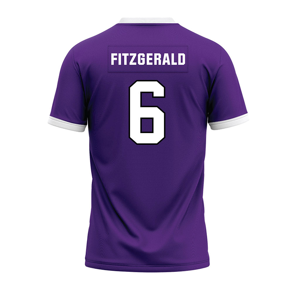 Northwestern - NCAA Football : Robert Fitzgerald - Purple Premium Football Jersey