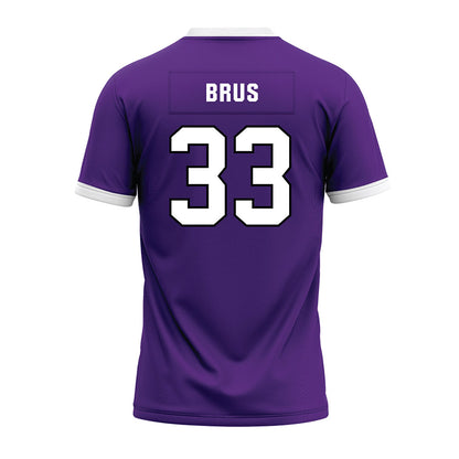 Northwestern - NCAA Football : Braydon Brus - Purple Premium Football Jersey
