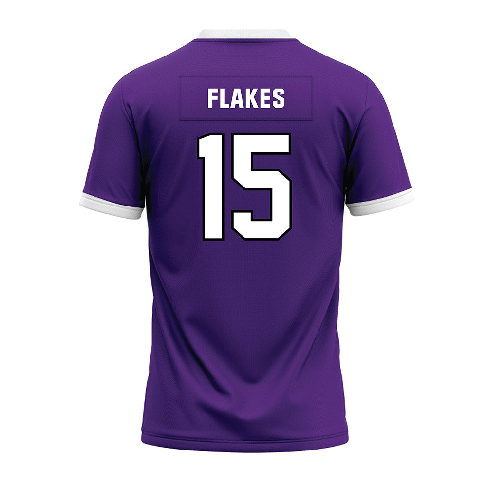 Northwestern - NCAA Football : Brendan Flakes - Purple Premium Football Jersey