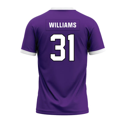 Northwestern - NCAA Football : Tito Williams - Purple Premium Football Jersey-1