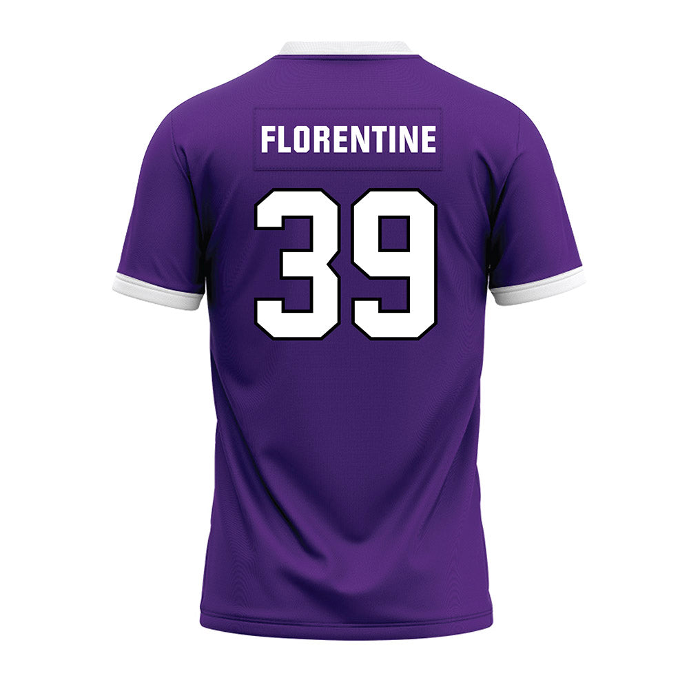 Northwestern - NCAA Football : Jack Florentine - Purple Premium Football Jersey