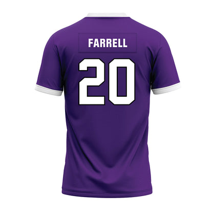 Northwestern - NCAA Football : Chase Farrell - Purple Premium Football Jersey-1