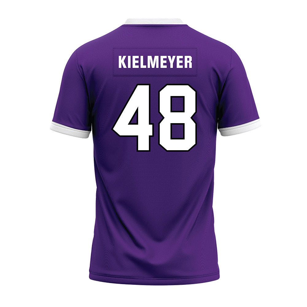 Northwestern - NCAA Football : Tyler Kielmeyer - Purple Premium Football Jersey-1