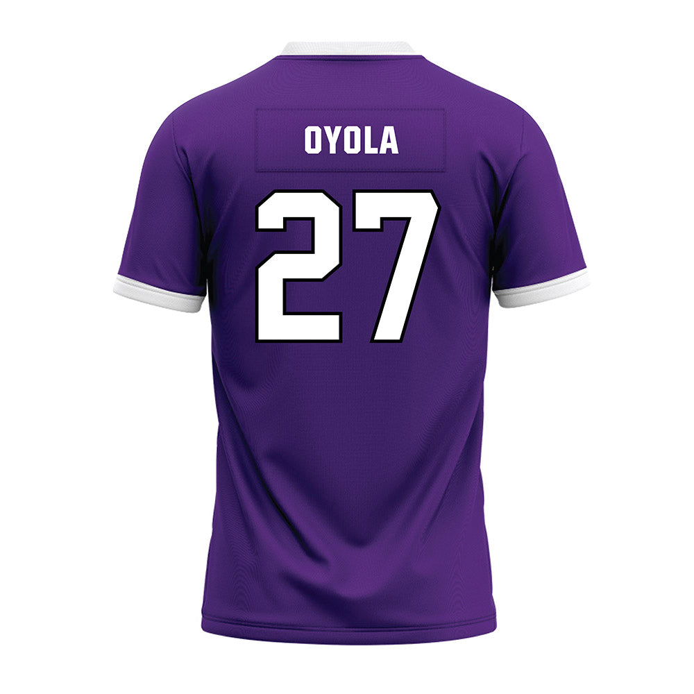 Northwestern - NCAA Football : Jack Oyola - Purple Premium Football Jersey