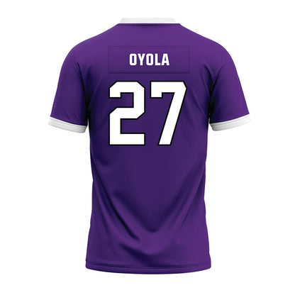 Northwestern - NCAA Football : Jack Oyola - Purple Premium Football Jersey