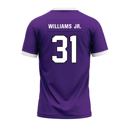 Northwestern - NCAA Football : Tito Williams Jr. - Purple Premium Football Jersey-1