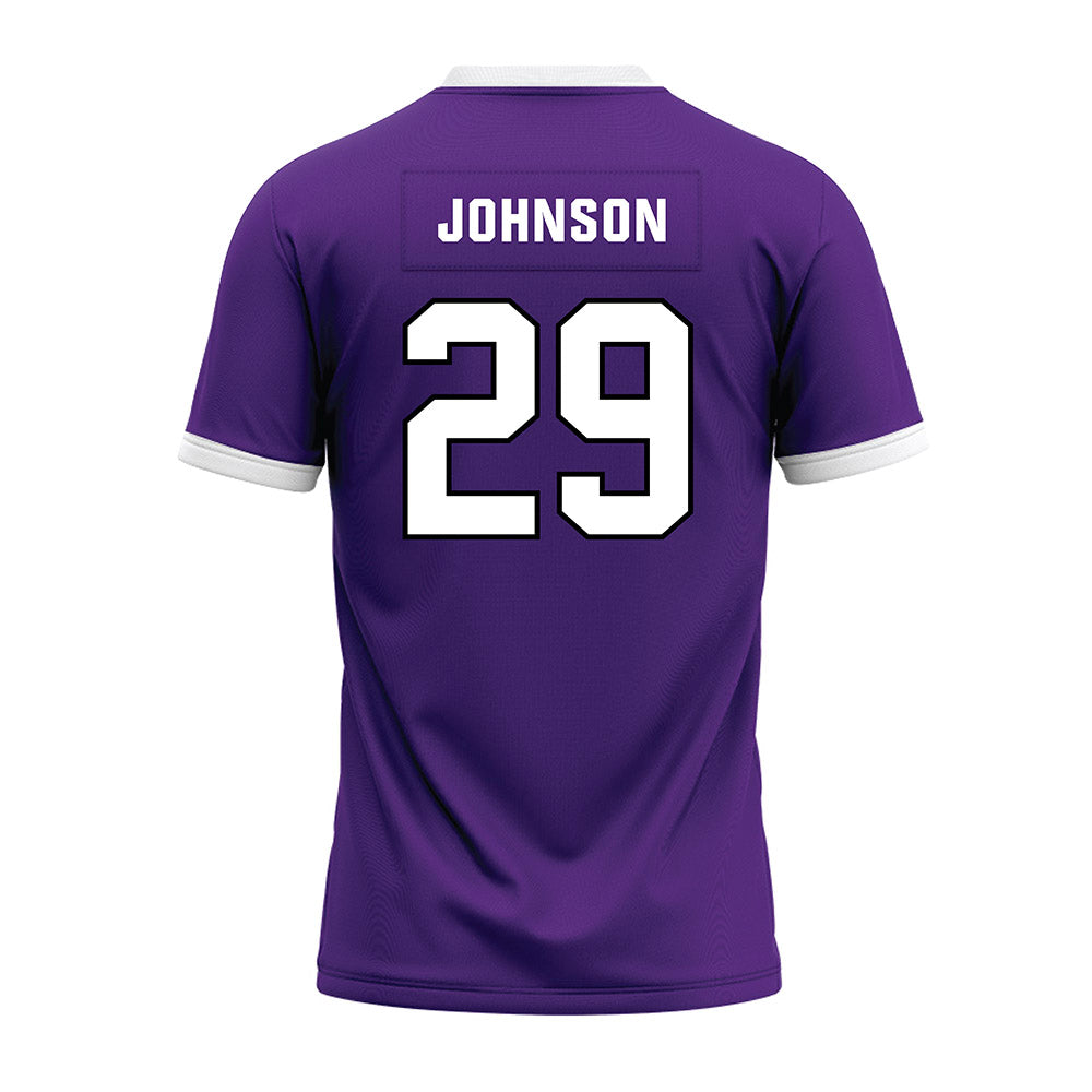 Northwestern - NCAA Football : Qayvier Johnson - Purple Premium Football Jersey-1