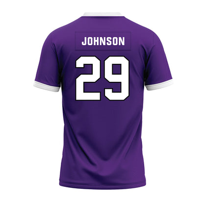 Northwestern - NCAA Football : Qayvier Johnson - Purple Premium Football Jersey-1