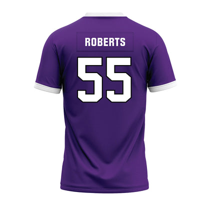 Northwestern - NCAA Football : Dylan Roberts - Purple Premium Football Jersey-1