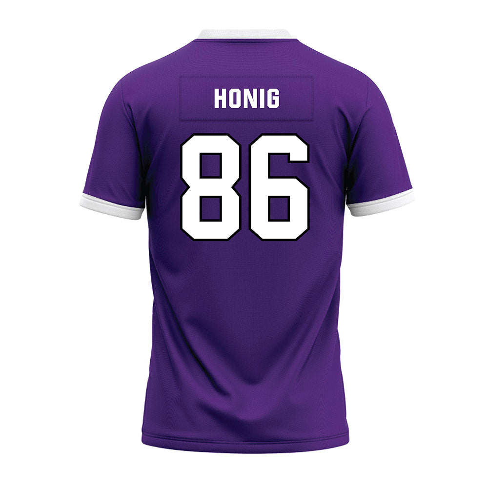 Northwestern - NCAA Football : Alexander Honig - Purple Premium Football Jersey-1