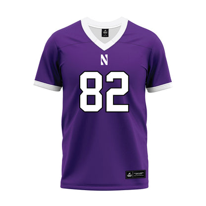Northwestern - NCAA Football : Braden Blueitt - Purple Premium Football Jersey-0