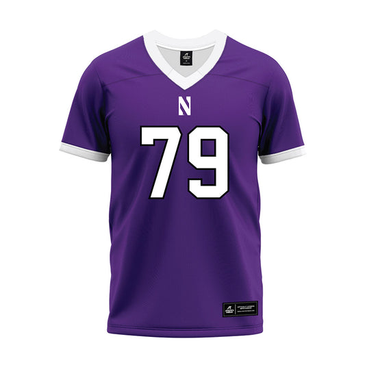 Northwestern - NCAA Football : Jacob Miller - Purple Premium Football Jersey-0