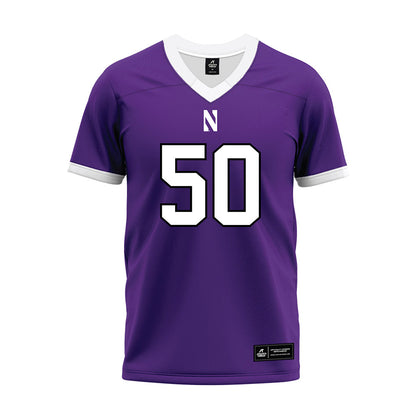 Northwestern - NCAA Football : Qayvier Johnson - Purple Premium Football Jersey-0