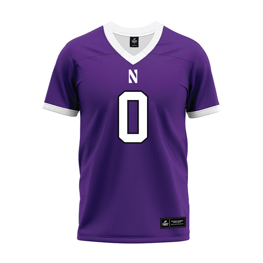 Northwestern - NCAA Football : Alijah Jones - Purple Premium Football Jersey-0