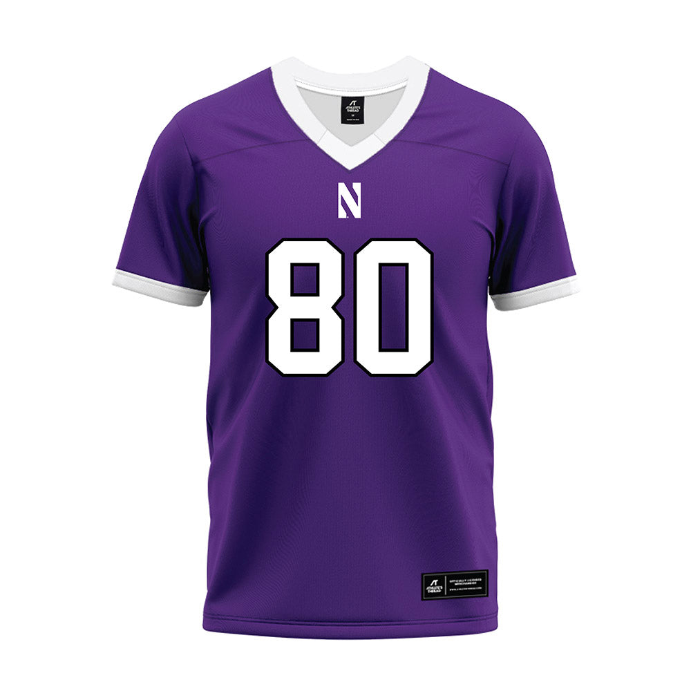 Northwestern - NCAA Football : Braden Blueitt - Purple Premium Football Jersey-0
