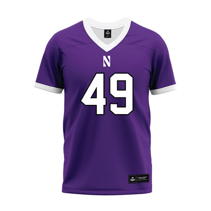 Northwestern - NCAA Football : Amare Jordan - Purple Premium Football Jersey-0