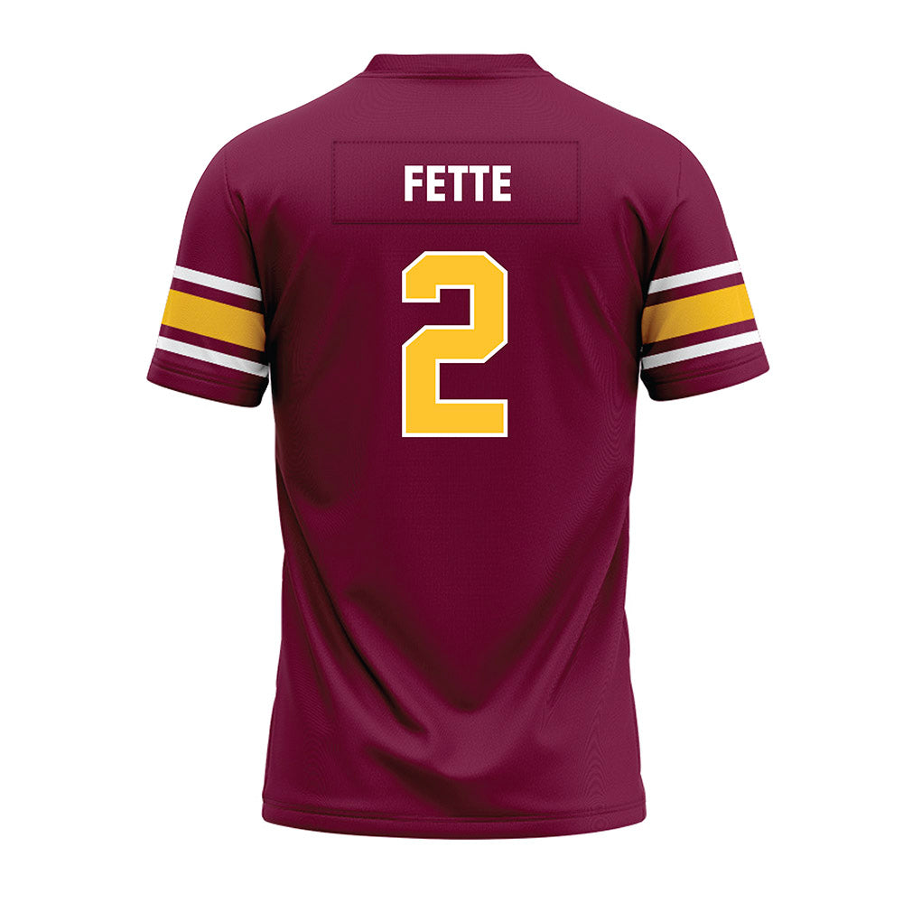 Arizona State - NCAA Football : Jake Fette - Maroon Premium Football Jersey-1
