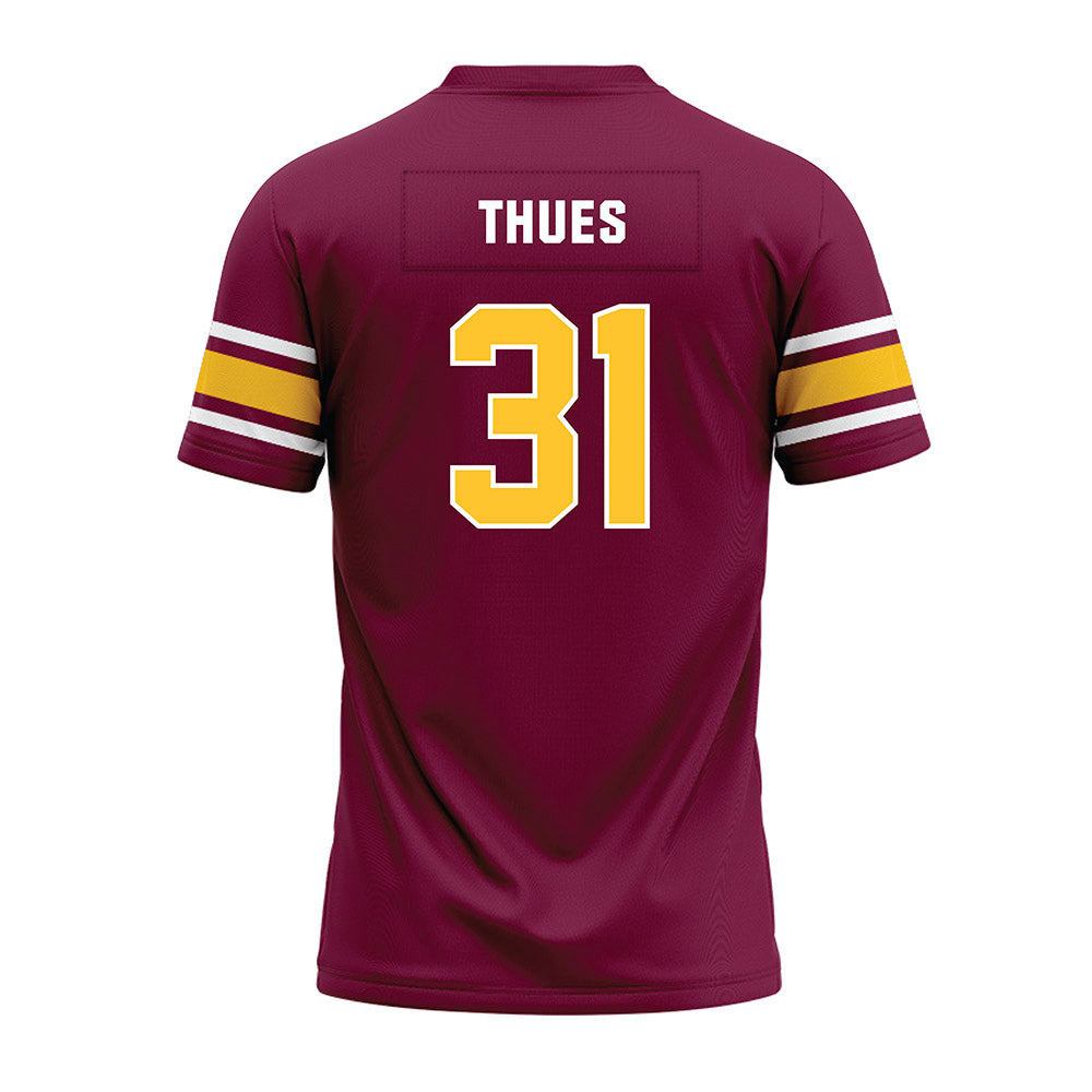 Arizona State - NCAA Football : Zeth Thues - Maroon Premium Football Jersey-1