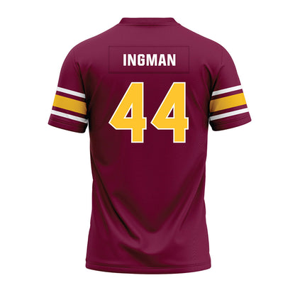 Arizona State - NCAA Football : Kristian Ingman - Maroon Premium Football Jersey-1