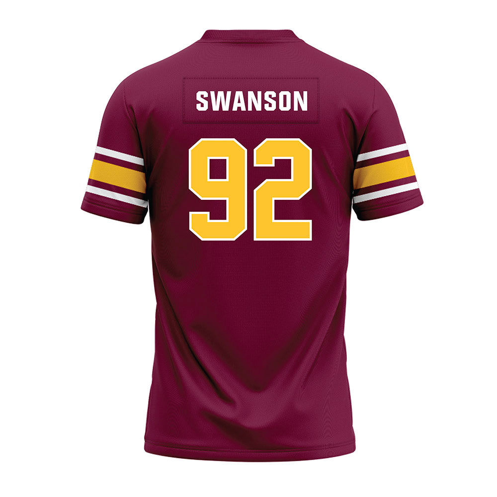 Arizona State - NCAA Football : Zac Swanson - Maroon Premium Football Jersey-1
