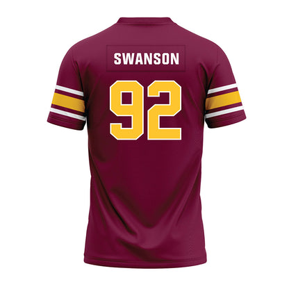 Arizona State - NCAA Football : Zac Swanson - Maroon Premium Football Jersey-1